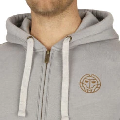 BIDI BADU Baxter Lifestyle Zip Hoodie Men - Lightgrey, Gold -Bidi Badu 00134000 32