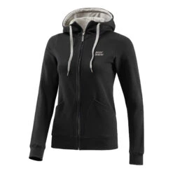 BIDI BADU Cara Basic Hoody Zip Hoodie Women - Black, Lightgrey -Bidi Badu 00148000 000