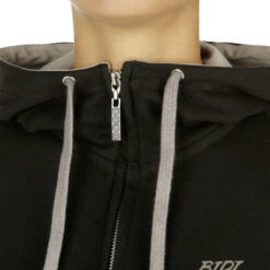 BIDI BADU Cara Basic Hoody Zip Hoodie Women - Black, Lightgrey -Bidi Badu 00148000 32