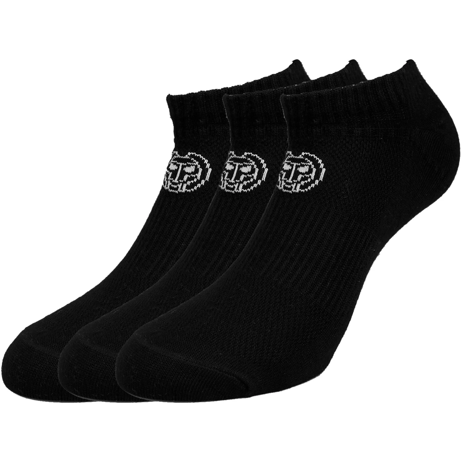 BIDI BADU Maimuna No Show Tech Tennis Socks 3 Pack - Black, White 3 BIDI BADU Maimuna No Show Tech Tennis Socks 3 Pack - Black, White