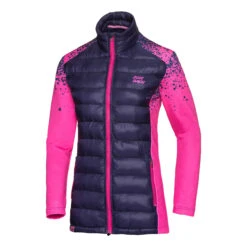 BIDI BADU Fara Tech Down Training Jacket Women - Dark Blue, Pink -Bidi Badu 00269000 000