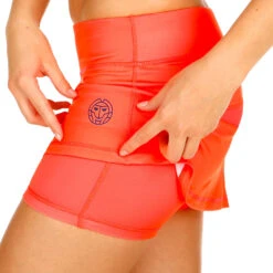 BIDI BADU Ines Tech Skirt Women - Orange, Dark Blue -Bidi Badu 00277000 26