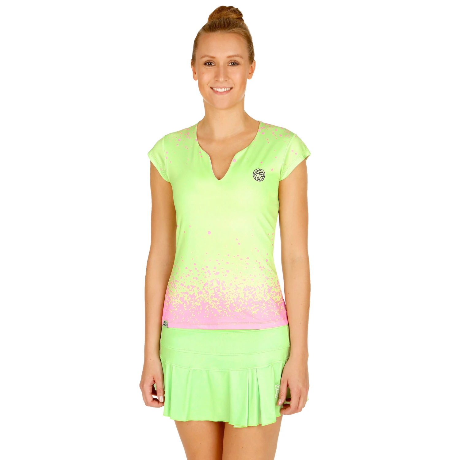 BIDI BADU Liza Tech Skirt Women - Light Green, White 5 BIDI BADU Liza Tech Skirt Women - Light Green, White - Image 3