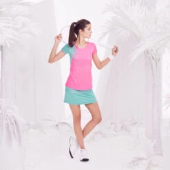 BIDI BADU Ines Tech Skirt Women - Mint, White 23 BIDI BADU Ines Tech Skirt Women - Mint, White -Bidi Badu 00318000 65