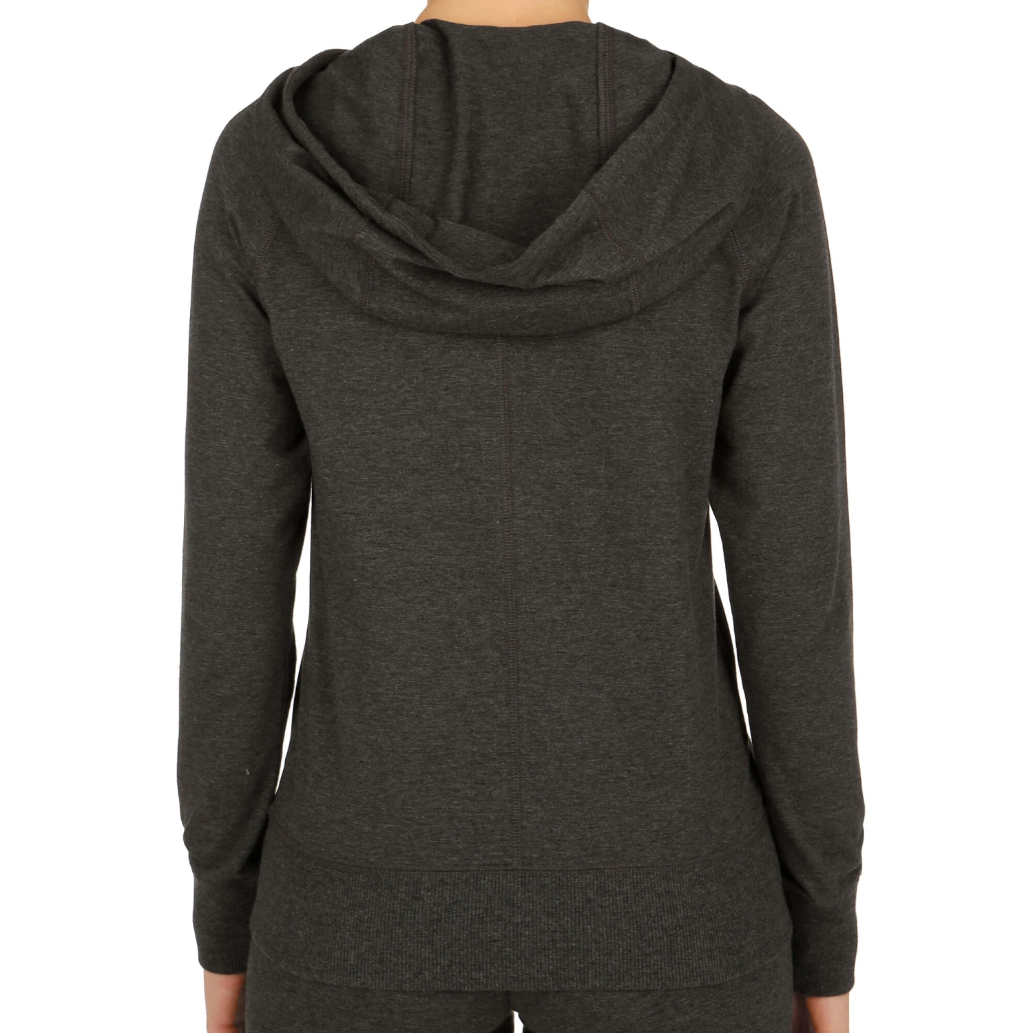 BIDI BADU Remi Basic Zip Hoodie Women - Dark Grey, White 4 BIDI BADU Remi Basic Zip Hoodie Women - Dark Grey, White - Image 2