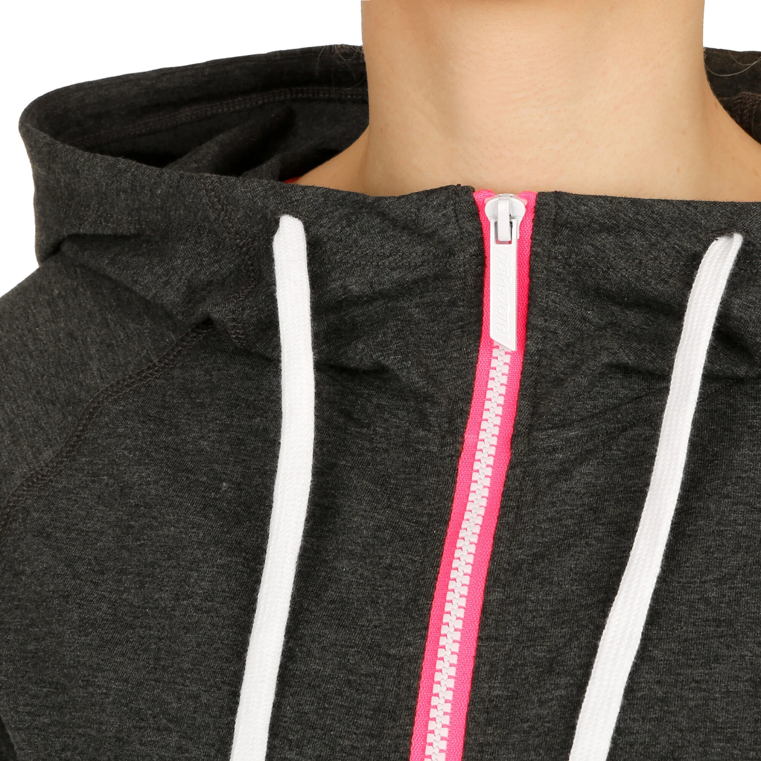 BIDI BADU Remi Basic Zip Hoodie Women - Dark Grey, White 8 BIDI BADU Remi Basic Zip Hoodie Women - Dark Grey, White - Image 6