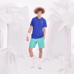 BIDI BADU Henry Tech Shorts Men - Mint, White -Bidi Badu 00358000 65