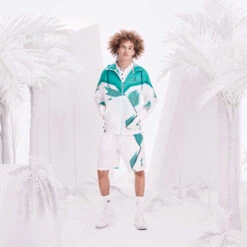 BIDI BADU Yves Tech Shorts Men - White, Mint -Bidi Badu 00361000 65