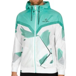 BIDI BADU Alex Tech Training Jacket Men - White, Mint