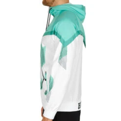 BIDI BADU Alex Tech Training Jacket Men - White, Mint -Bidi Badu 00366000 21