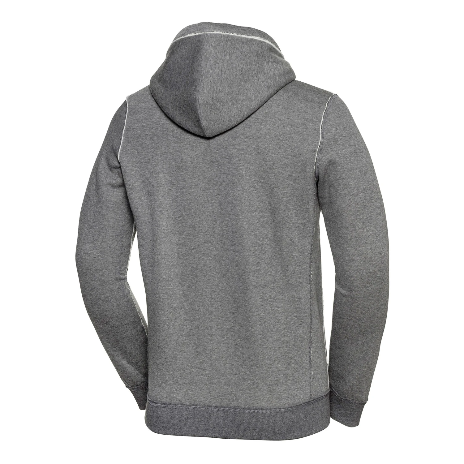 BIDI BADU Madiba Lifestyle Zip Hoodie Men - Grey, Lightgrey 12 BIDI BADU Madiba Lifestyle Zip Hoodie Men - Grey, Lightgrey - Image 10