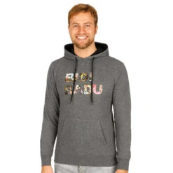 BIDI BADU Kojo Lifestyle Hoody Men - Grey, Multicoloured -Bidi Badu 00369000 24
