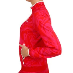 BIDI BADU Liza Tech Training Jacket Women - Red, Pink -Bidi Badu 00408000 21