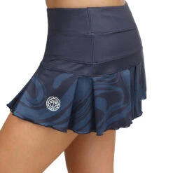 BIDI BADU Liza Tech Skirt Women - Dark Blue, Dark Grey -Bidi Badu 00413000 21