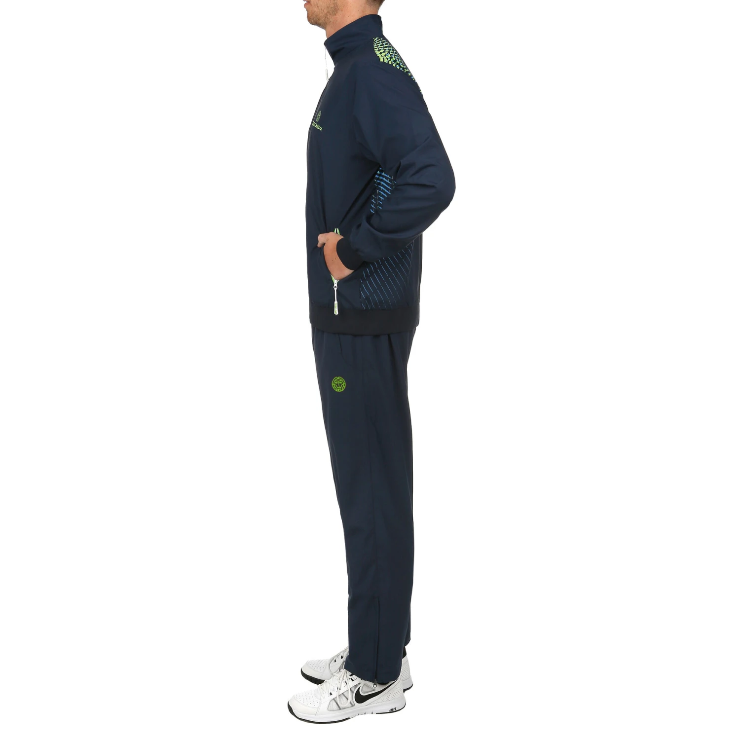 BIDI BADU Laurin Tech Tracksuit Men - Dark Blue, Light Green 6 BIDI BADU Laurin Tech Tracksuit Men - Dark Blue, Light Green - Image 4