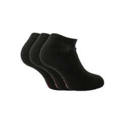 BIDI BADU Karli Tech No-Show Sports Socks 3 Pack - Black, Pink -Bidi Badu 00436000 0 2