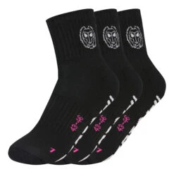 BIDI BADU Mika Tech Ankle Sports Socks 3 Pack - Black, White