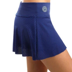 BIDI BADU Charlie Tech Mesh Skirt Women - Dark Blue, White -Bidi Badu 00490000 23