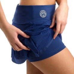 BIDI BADU Charlie Tech Mesh Skirt Women - Dark Blue, White -Bidi Badu 00490000 32