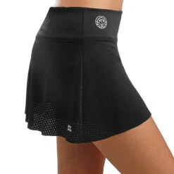 BIDI BADU Charlie Tech Mesh Skirt Women - Black, White -Bidi Badu 00491000 23