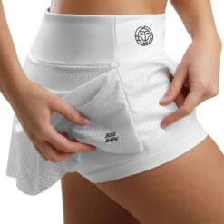BIDI BADU Charlie Tech Mesh Skirt Women - White, Black -Bidi Badu 00492000 32