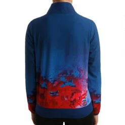 BIDI BADU Gene Tech Training Jacket Women - Dark Blue, Red -Bidi Badu 00502000 22