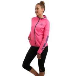 BIDI BADU Inga Tech Training Jacket Women - Pink, Dark Blue -Bidi Badu 00505000 24