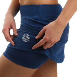 BIDI BADU Kate Tech Skirt Women - Dark Blue, White -Bidi Badu 00513000 33
