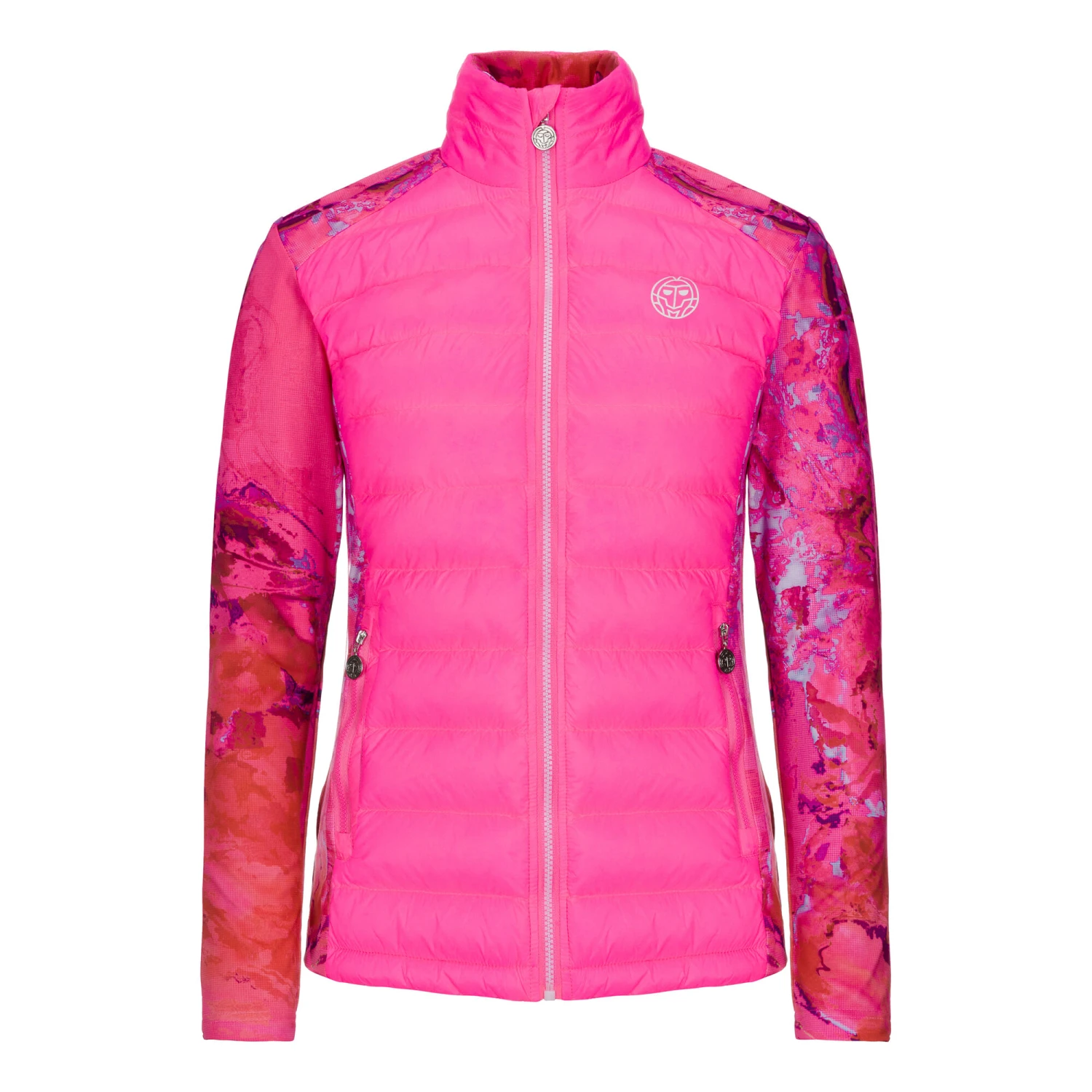 BIDI BADU Lee Tech Down Training Jacket Women - Pink, Red 9 BIDI BADU Lee Tech Down Training Jacket Women - Pink, Red - Image 7
