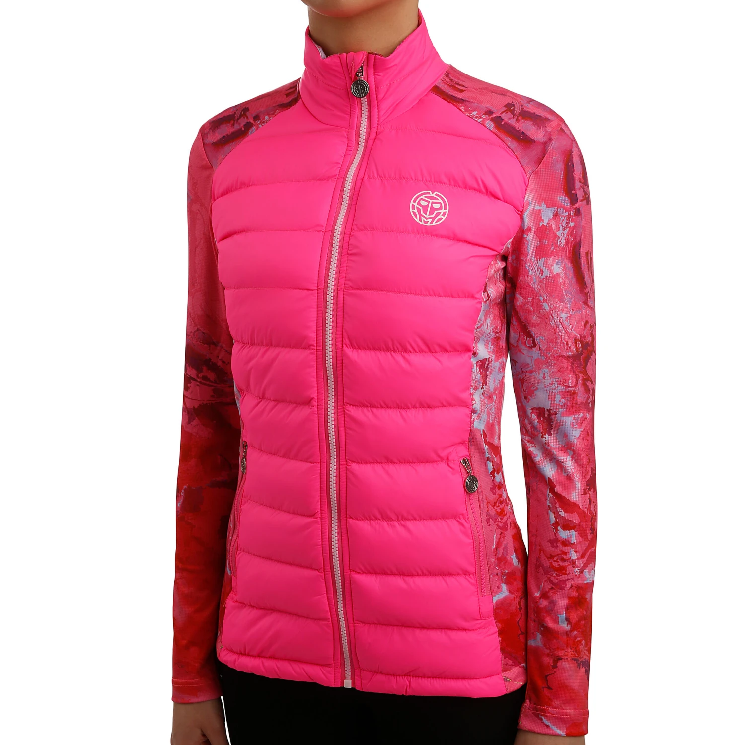 BIDI BADU Lee Tech Down Training Jacket Women - Pink, Red 3 BIDI BADU Lee Tech Down Training Jacket Women - Pink, Red
