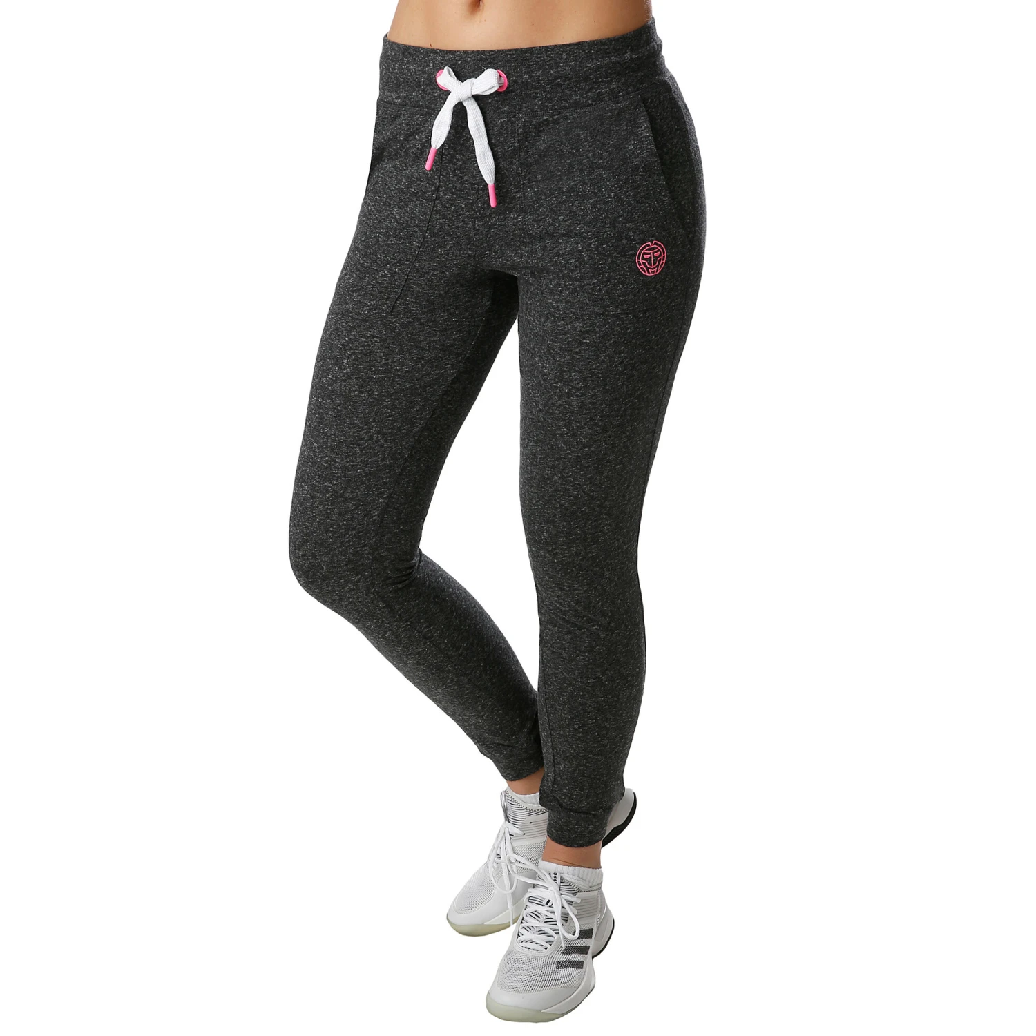 BIDI BADU Perla Basic Training Pants Women - Dark Grey, Pink 3 BIDI BADU Perla Basic Training Pants Women - Dark Grey, Pink