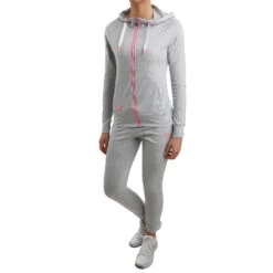 BIDI BADU Pixie Basic Tracksuit Women - Lightgrey, Pink