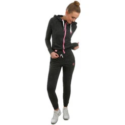 BIDI BADU Pixie Basic Tracksuit Women - Dark Grey, Pink -Bidi Badu 00554000 24