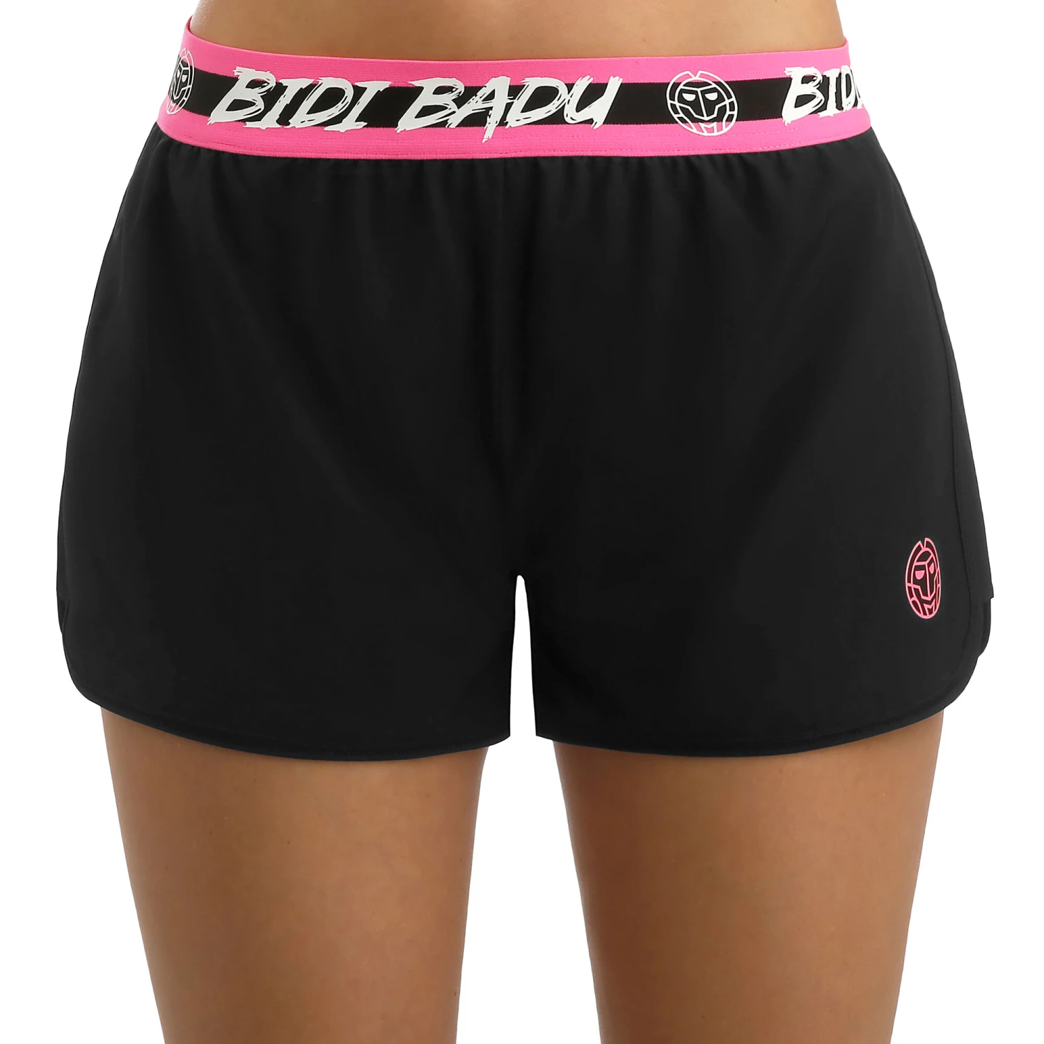 BIDI BADU Raven Tech 2in1 Shorts Women - Black, Pink 3 BIDI BADU Raven Tech 2in1 Shorts Women - Black, Pink