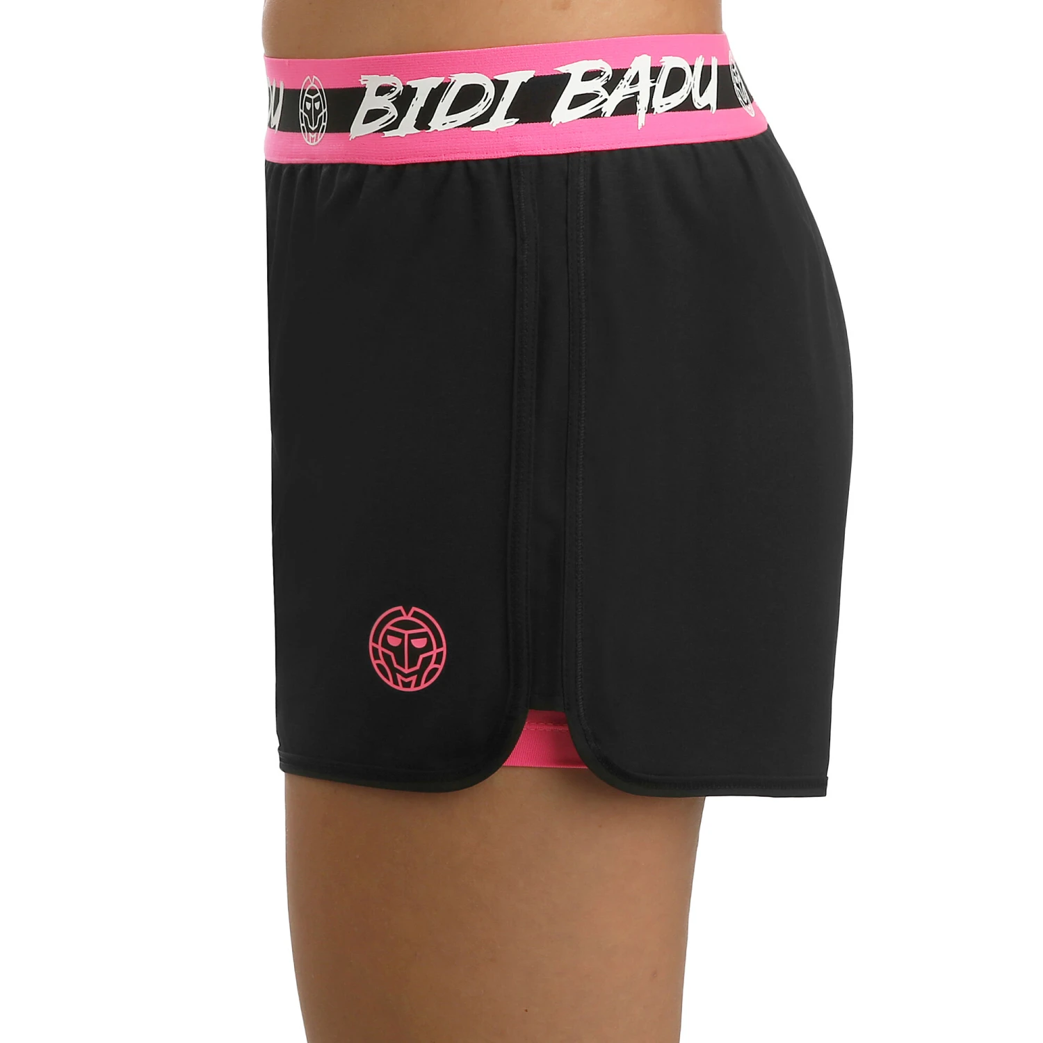 BIDI BADU Raven Tech 2in1 Shorts Women - Black, Pink 6 BIDI BADU Raven Tech 2in1 Shorts Women - Black, Pink - Image 4