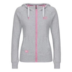 BIDI BADU Skye Basic Zip Hoodie Women - Lightgrey, Pink -Bidi Badu 00560000 000