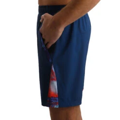 BIDI BADU Aidon Tech Shorts Men - Dark Blue, Red -Bidi Badu 00567000 21