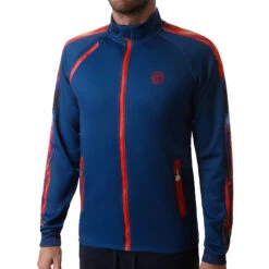 BIDI BADU Aton Tech Training Jacket Men - Dark Blue, Red