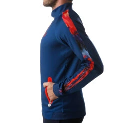 BIDI BADU Aton Tech Training Jacket Men - Dark Blue, Red -Bidi Badu 00568000 21