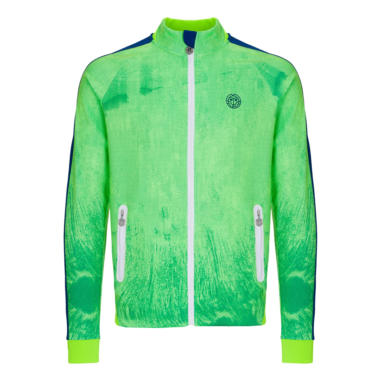 BIDI BADU Aton Tech Training Jacket Men - Light Green, Dark Blue 11 BIDI BADU Aton Tech Training Jacket Men - Light Green, Dark Blue - Image 9