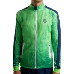 BIDI BADU Aton Tech Training Jacket Men - Light Green, Dark Blue