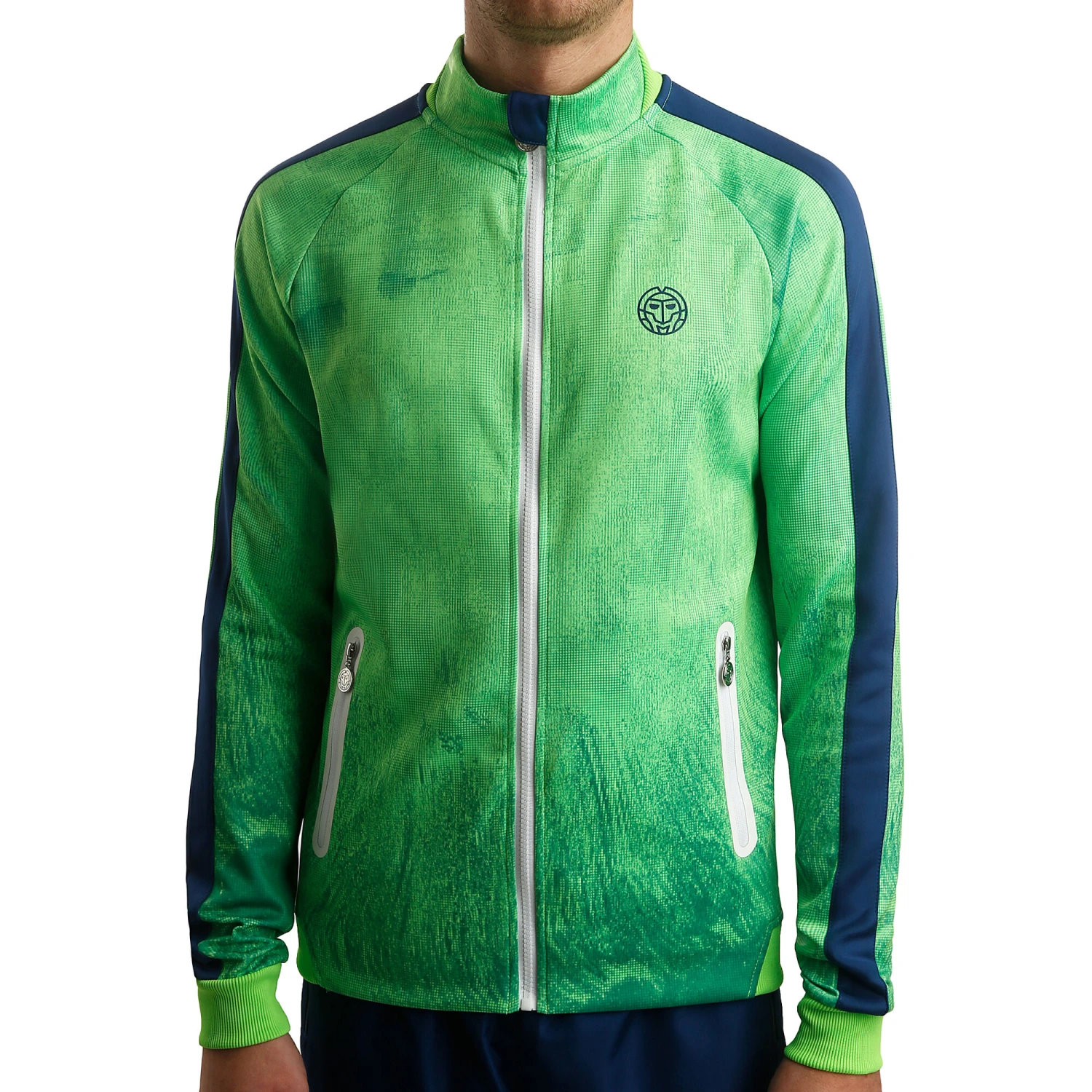 BIDI BADU Aton Tech Training Jacket Men - Light Green, Dark Blue 3 BIDI BADU Aton Tech Training Jacket Men - Light Green, Dark Blue