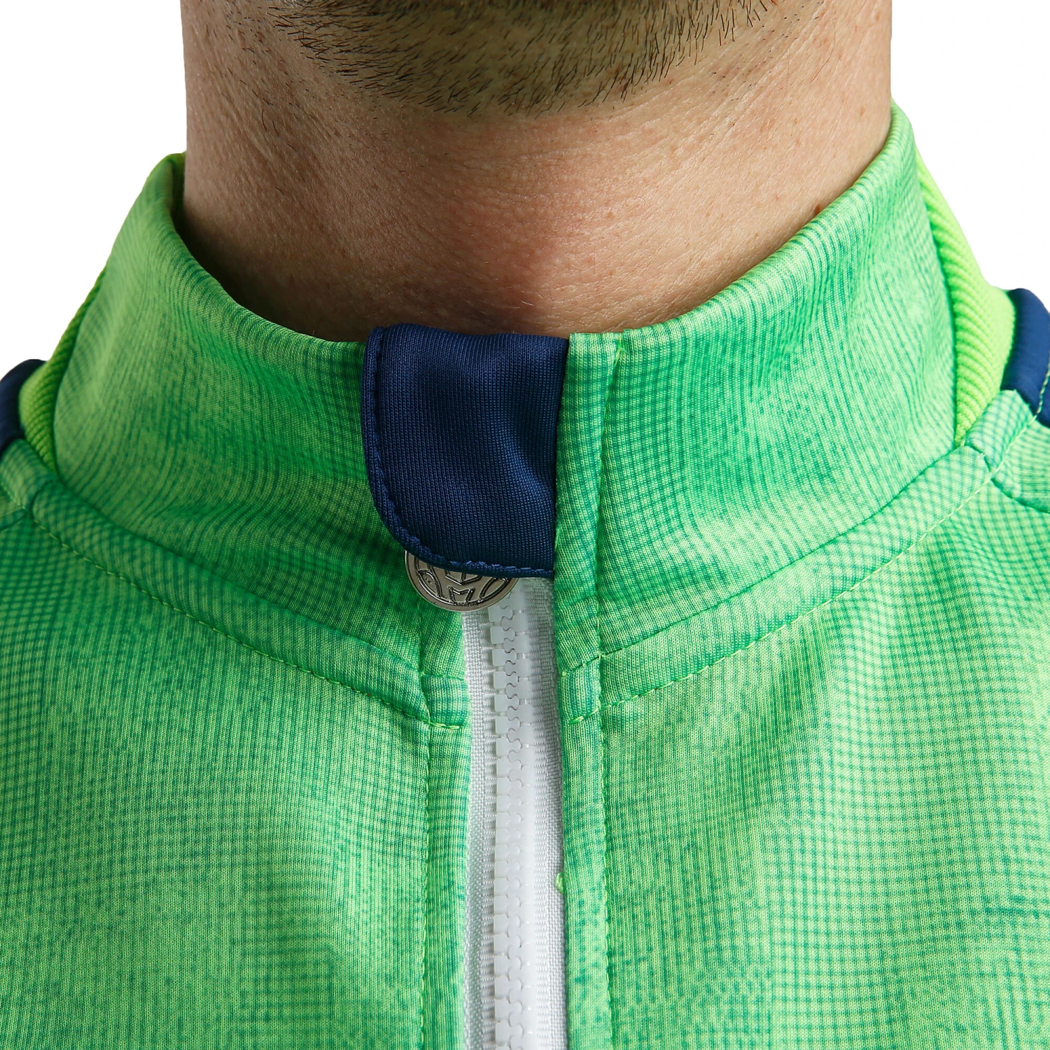 BIDI BADU Aton Tech Training Jacket Men - Light Green, Dark Blue 9 BIDI BADU Aton Tech Training Jacket Men - Light Green, Dark Blue - Image 7