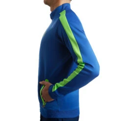 BIDI BADU Aton Tech Training Jacket Men - Blue, Neon Green -Bidi Badu 00570000 21
