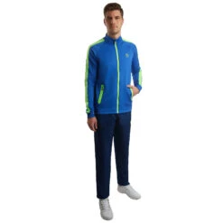 BIDI BADU Aton Tech Training Jacket Men - Blue, Neon Green -Bidi Badu 00570000 24