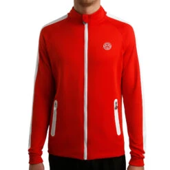 BIDI BADU Aton Tech Training Jacket Men - Red, White