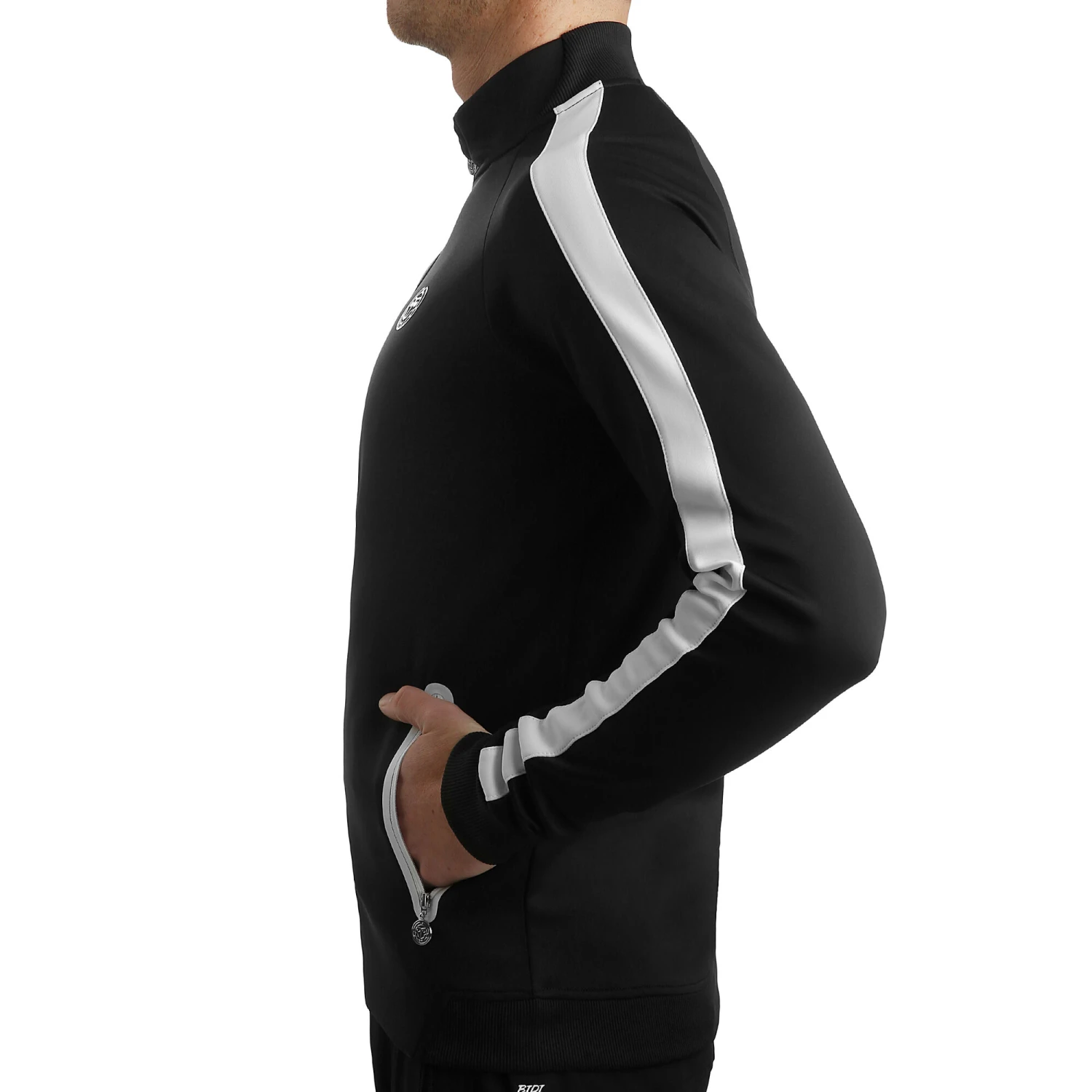 BIDI BADU Aton Tech Training Jacket Men - Black, White 6 BIDI BADU Aton Tech Training Jacket Men - Black, White - Image 4