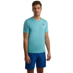 BIDI BADU Henry Tech Shorts Men - Blue, White -Bidi Badu 00581000 24