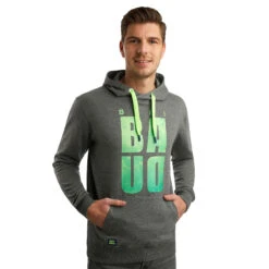 BIDI BADU Kly Lifestyle Hoody Men - Dark Grey, Green -Bidi Badu 00585000 24