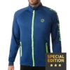 BIDI BADU Aton Tech Training Jacket Special Edition Men - Dark Blue, Light Green -Bidi Badu 00614000 20